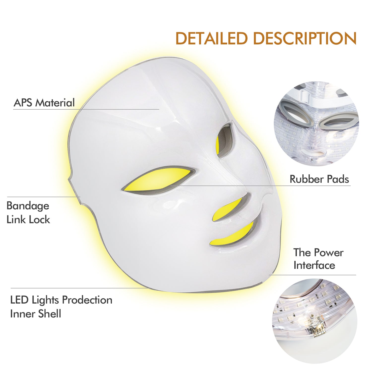 LED Light Photon Face Mask